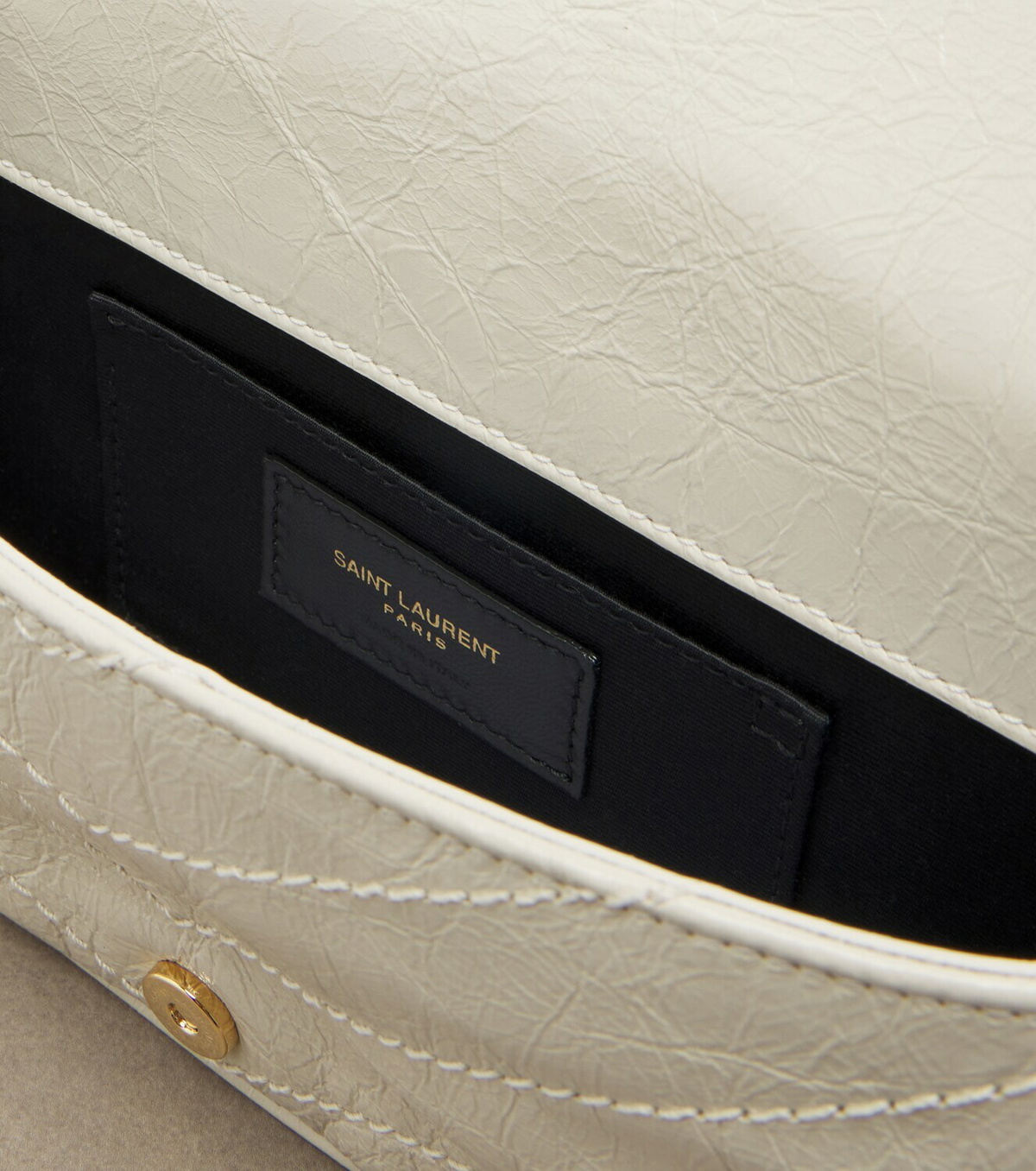 Saint Laurent Niki leather wallet on chain
