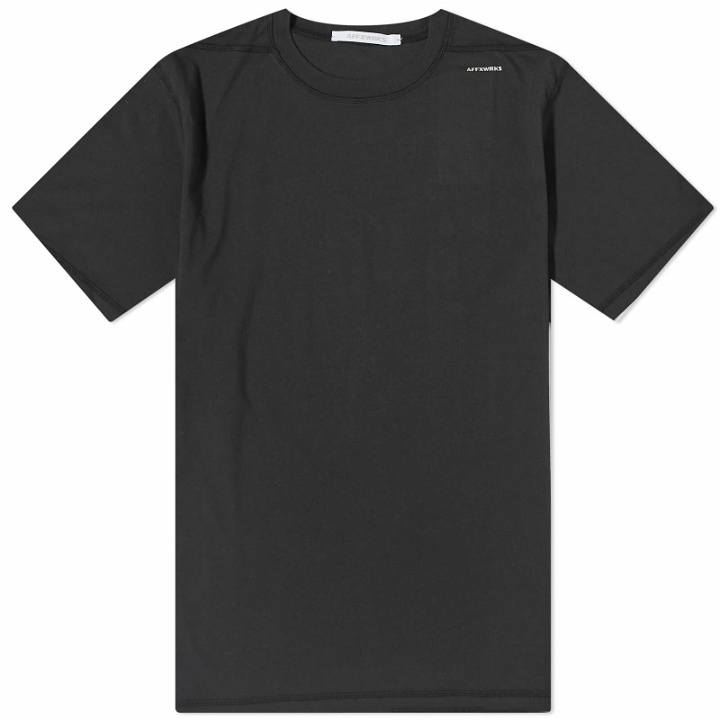 Photo: AFFXWRKS Men's WRKS T-Shirt in Washed Black