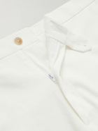 De Petrillo - Straight-Leg Cotton-Blend Twill Shorts - White