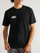 WTAPS - Logo-Print Cotton-Jersey T-Shirt - Black