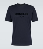 Moncler Logo cotton and cashmere T-shirt