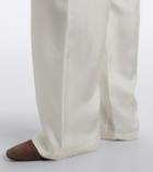 Róhe Silk wide-leg pants