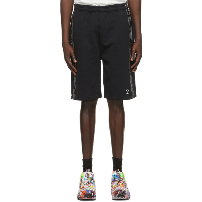 VETEMENTS Black Logo Tape Shorts Vetements