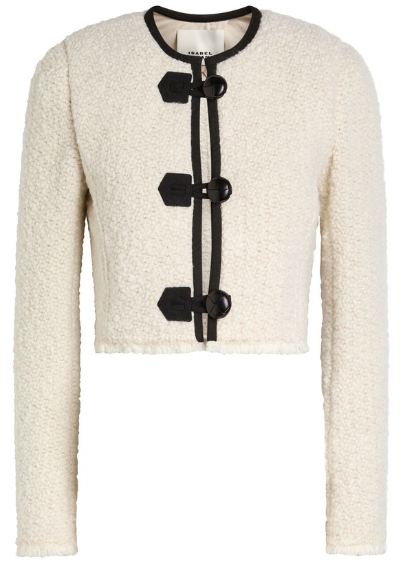Photo: Isabel Marant Gradilia Bouclé Jacket Ecru
