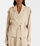 Aya Muse Soli belted double-breasted trench coat