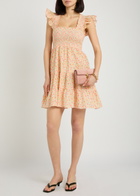 Rixo Sidney Floral-print Cotton Mini Dress Multicoloured