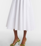 'S Max Mara Pleated cotton poplin shirt dress