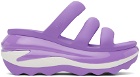 Crocs Purple Mega Crush Triple Strap Sandals