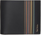 Paul Smith Black Signature Stripe Block Wallet