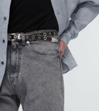 Our Legacy - Flowers leather belt