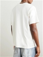 SAINT Mxxxxxx - Logo-Print Cotton-Jersey T-Shirt - White