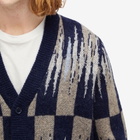 Percival Men's Chromatic Cardigan in Ecru