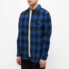 Filson Men's Field Flannel Shirt in Cobalt