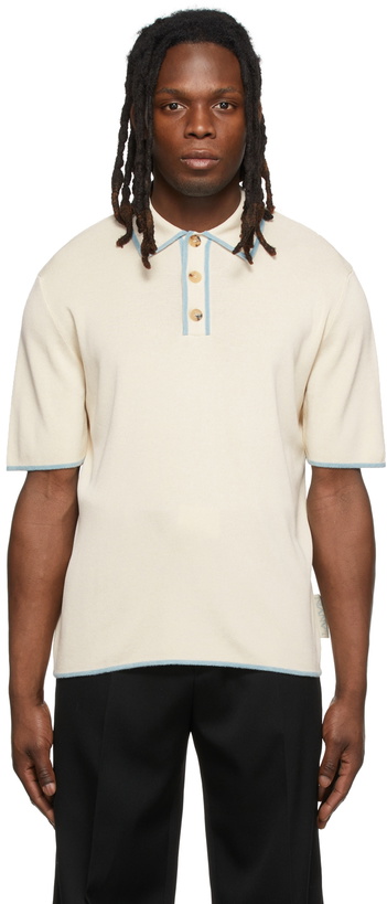 Photo: Lanvin Off-White Knit Polo