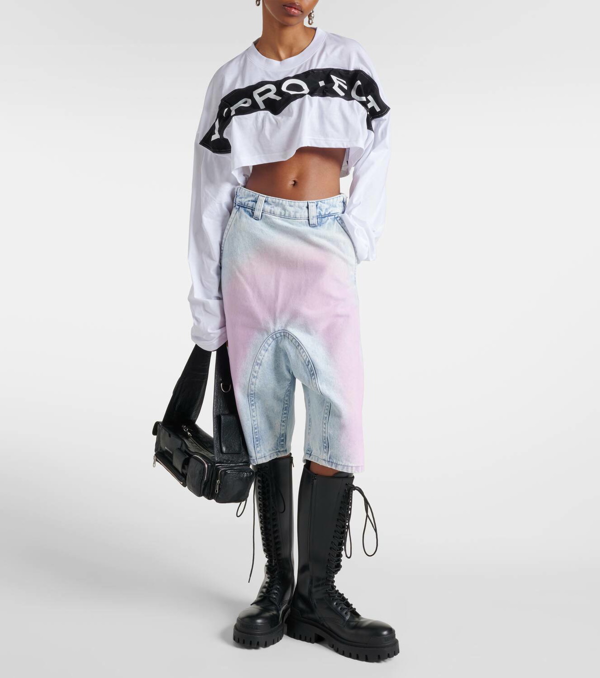 Y/Project Denim Bermuda shorts