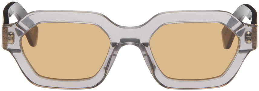 RETROSUPERFUTURE Gray & Black Pooch Stilo Sunglasses
