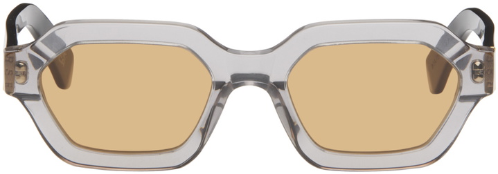 Photo: RETROSUPERFUTURE Gray & Black Pooch Stilo Sunglasses