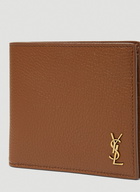 Monogram Plaque Wallet in Brown