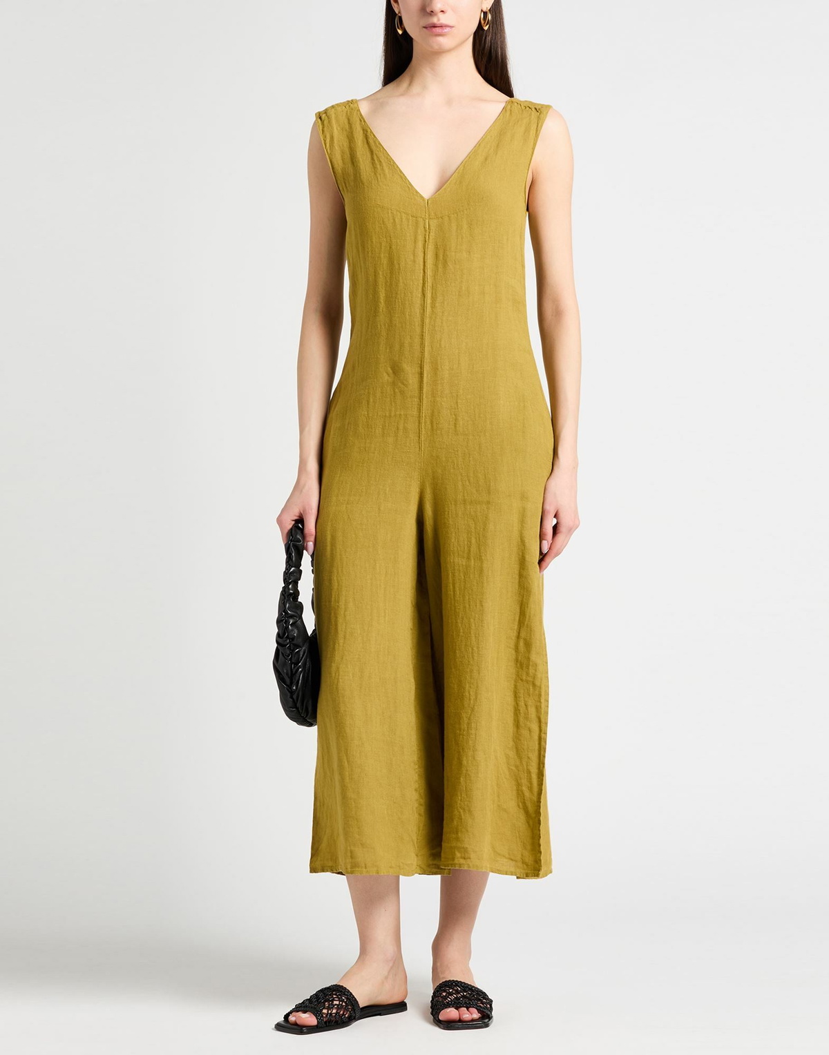 Alessia Santi Womens Jumpsuit Mustard