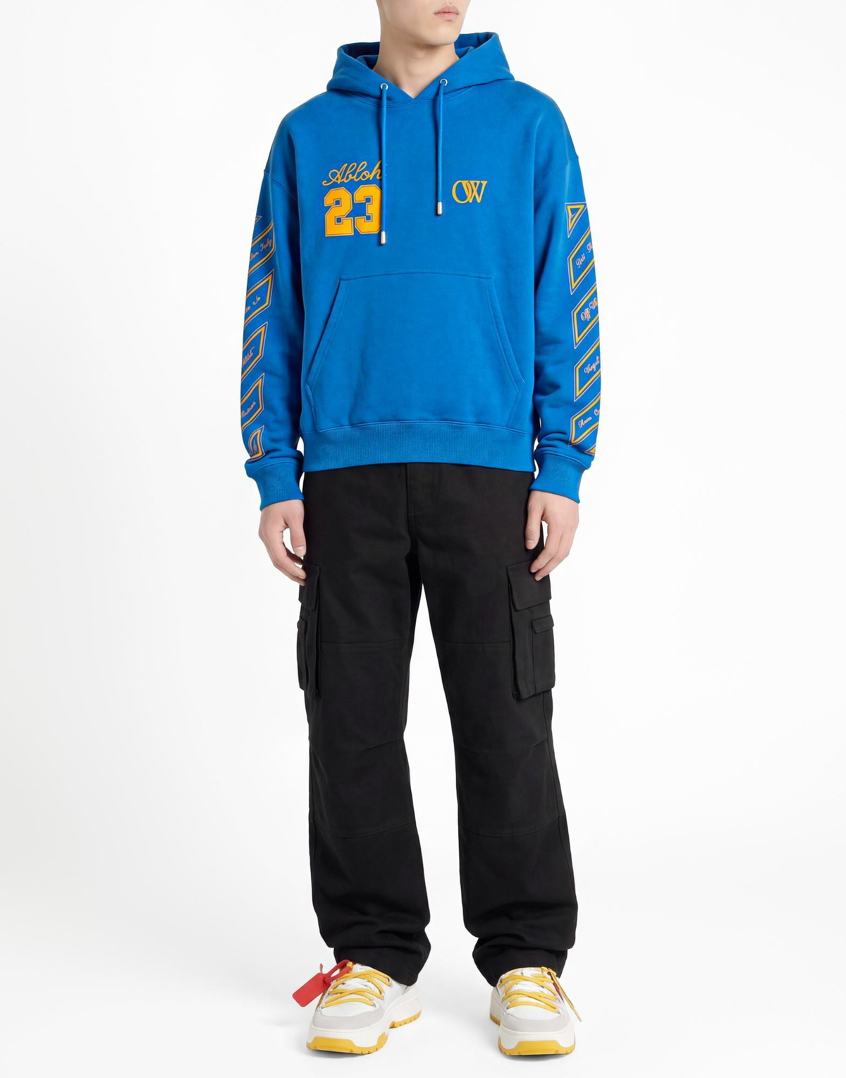 Off-white Mens Sweatshirt Azure