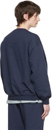 Rassvet Navy Cotton Sweatshirt