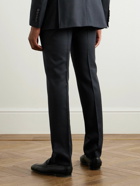 TOM FORD - Straight-Leg Wool-Blend Suit Trousers - Blue
