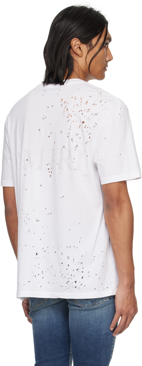 【関税込み】AMIRI ホワイト Shotgun Tシャツ AMIRI White Shotgun T-Shirt Amiri