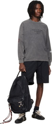 Song for the Mute Black Overdyed Denim Backpack