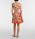 Dolce&Gabbana Majolica cotton poplin miniskirt