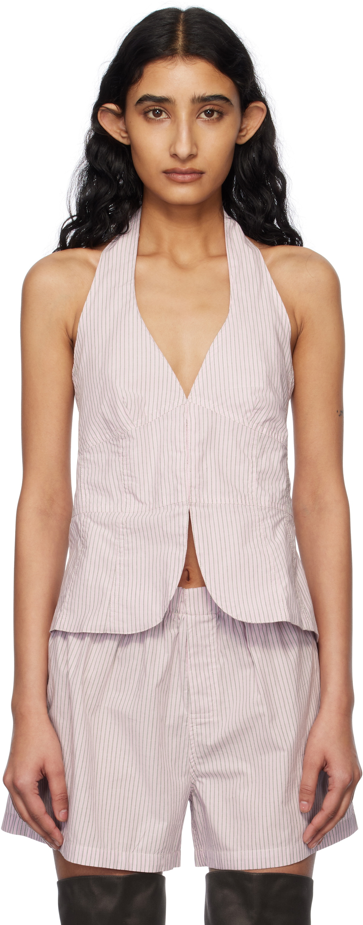 Gimaguas White Ring Tank Top Gimaguas