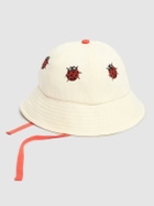 MINI RODINI Embroidered Cotton Sun Hat