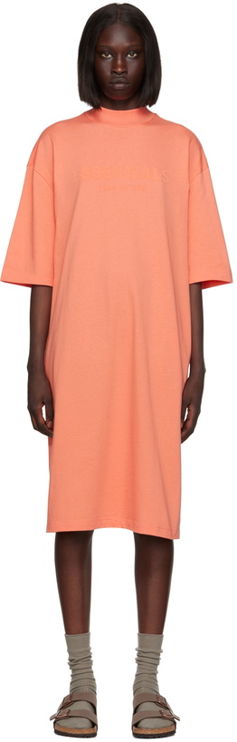 Photo: Essentials Pink Short Sleeve Midi Dress
