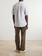 Sunspel - Striped Linen Shirt - White