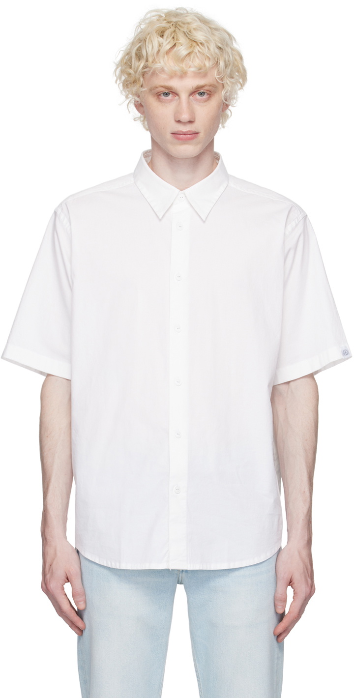 rag & bone White Moore Shirt Rag and Bone