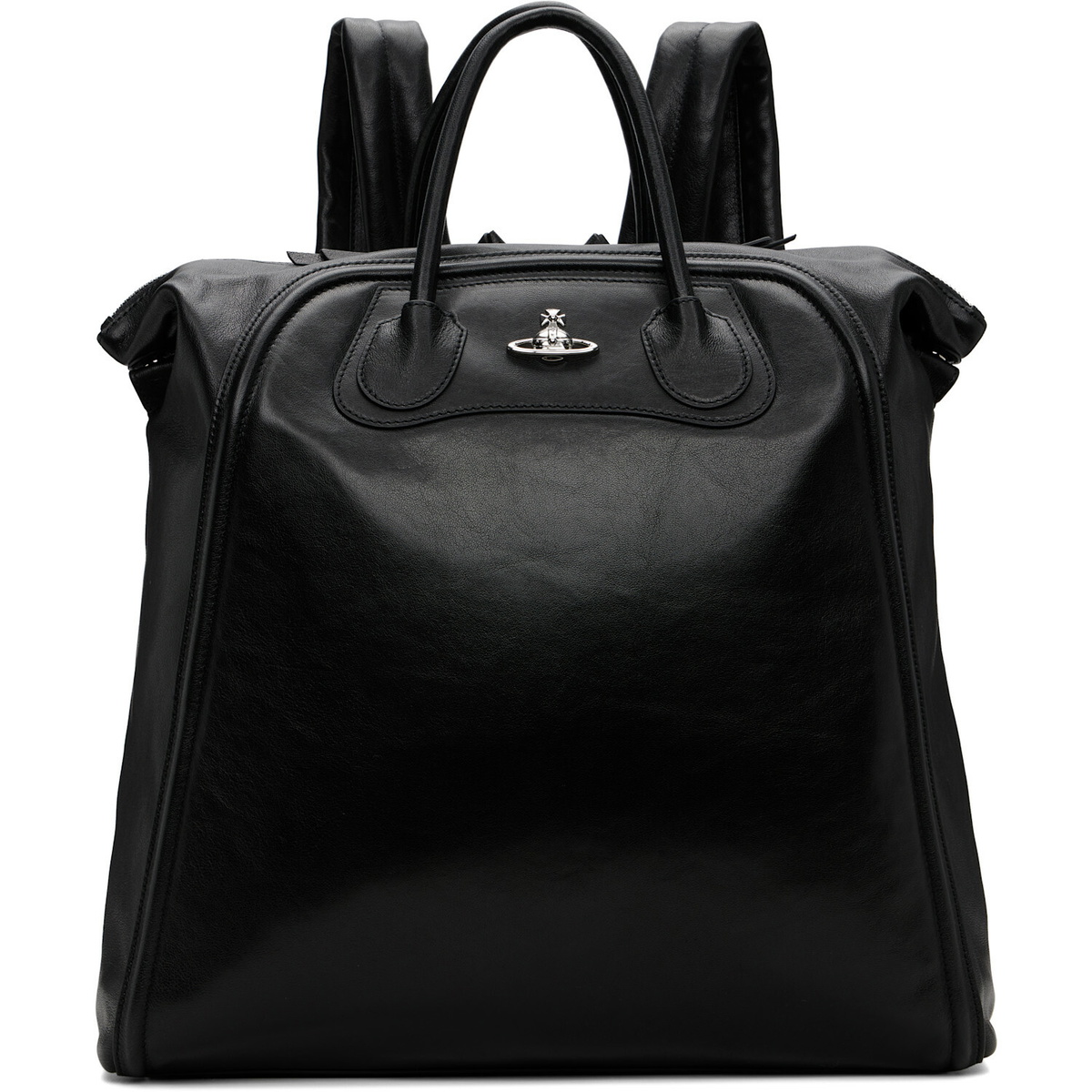 Vivienne Westwood Black Bobby Large Backpack