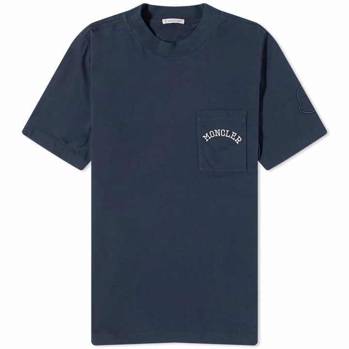 Photo: Moncler Men's Pocket T-Shirt in Navy