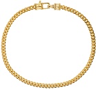 Tom Wood Gold Curb M Bracelet