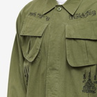 Maharishi Men's Sak Yant Jungle Overshirt in Olive