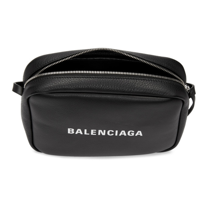 Balenciaga Everyday Camera Bag S White/Black in Calfskin Leather