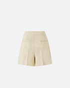 Pinko Elegant Shorts With Side Pockets Searing Sand Beige