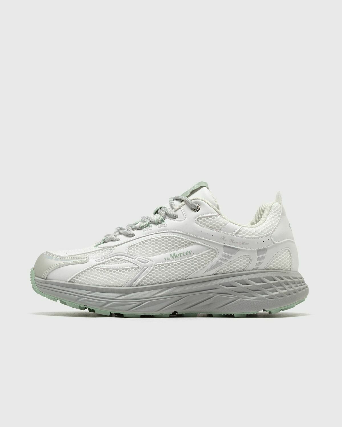 Mercer The Re-Run Max Grape White Mens Lowtop