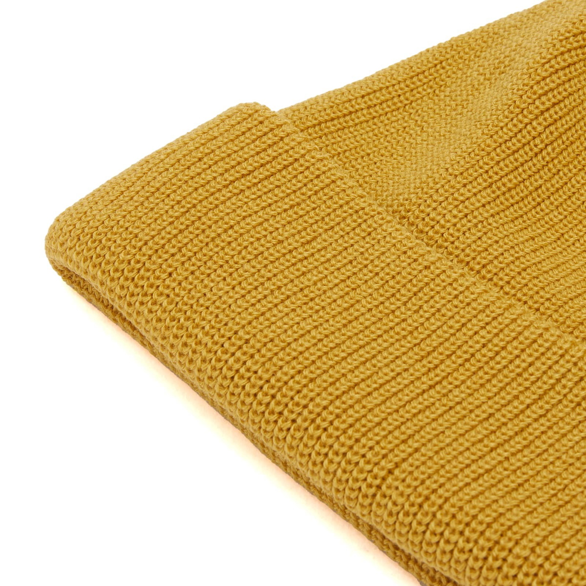 RoToTo Bulky Watch Cap Beanie in Light Yellow 