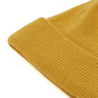 RoToTo Bulky Watch Cap Beanie in Light Yellow 