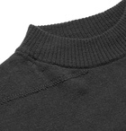 Rick Owens - Mock-Neck Virgin Wool Sweater - Men - Dark gray