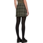 Alexachung Green Check Please Miniskirt