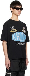 Rhude SSENSE Exclusive Black Raceway T-Shirt