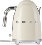 SMEG Off-White Electric Kettle, 1.7 L, CA/US