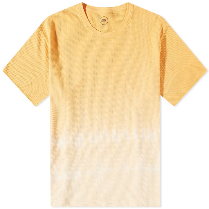 Photo: Magic Castles Men's Dyed Waffle T-Shirt in Orange