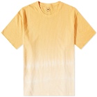 Magic Castles Men's Dyed Waffle T-Shirt in Orange