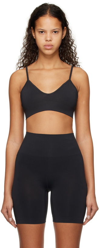 Photo: SKIMS Black Soft Smoothing Seamless Bralette